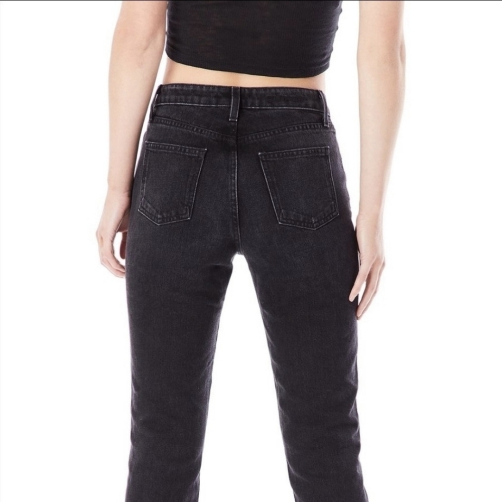 Carmar black studded jeans frayed hem Bikercore - Picture 5 of 12
